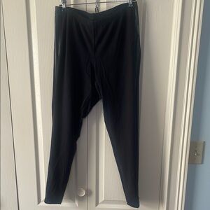 Black Faux Leather Leggings